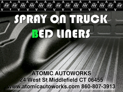 A durable truck spray on bed liner.