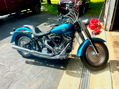 Harley Davidson Fat Boy Custom Motorcycle seat