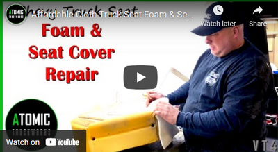 Affordable Cloth Truck Seat Foam & Seat Cover Repair